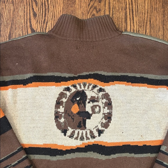 Vintage 90s GSL Knit Wool Maximalist Sweater - Picture 11 of 16